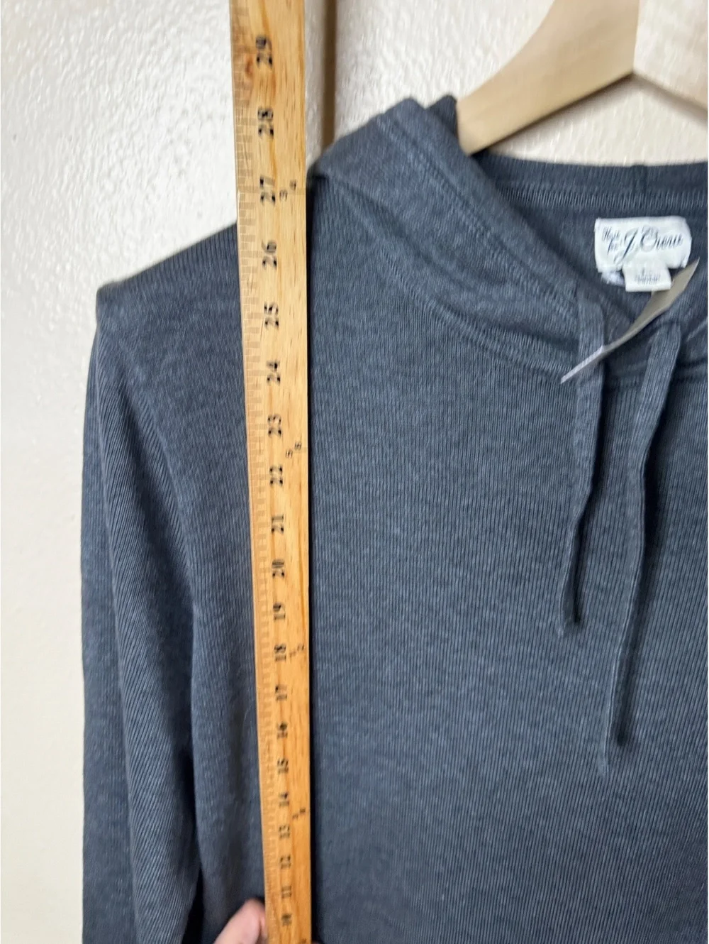 J.Crew Hoodies Men’s Large Gray Cotton Cashmere Knit Pullover NWT